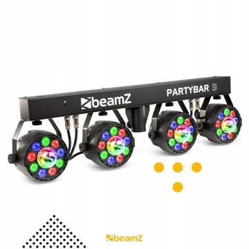 RGB ОТРАЖАТЕЛЬ 4x PAR BeamZ PARTYBAR3 ШТАТИВ