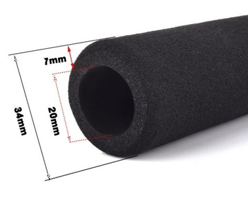 ДЛИННЫЕ ПОРУЧКИ РУЛЯ ИЗ ПЕНЫ, НАБОР ГУБКИ 340 ММ, НЕСКОЛЬЗЯЩИЕ