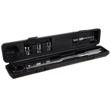 ДИНАМОМЕТРИЧЕСКИЙ КЛЮЧ 1/2 28–210 Нм с ЗАМКОМ КОЛЕСА + 3 ГОЛОВКИ 17 19 21