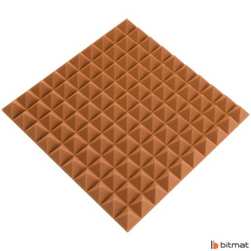 Акустическая панель для динамика телевизора на стену, шумоизоляция пирамида, 5 см.