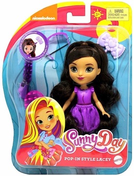MATTEL SUNNY POGODNA LALKA POP-IN STYLE LACEY 15cm !!!