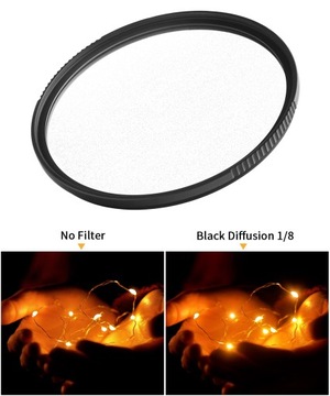 Диффузионный фильтр K&F Black Mist 1/8 NanoX 67 мм