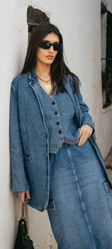 ДЖИНСЫ ZARA ИЗ ДЕНИМА