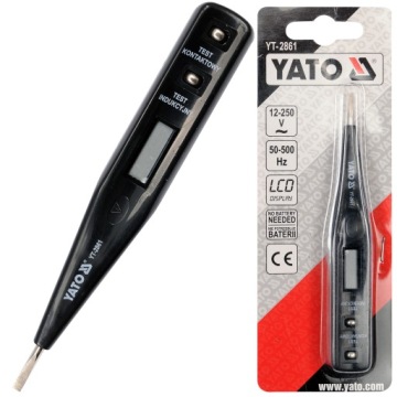 PRÓBNIK NAPIĘCIA WYŚWIETLACZ LCD INDUKCYJNY YATO