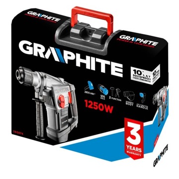 GRAPHITE MŁOT UDAROWY SDS MAX udar 10J 1250W 58G874