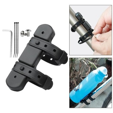 Держатель для велосипедной бутылки с водой Адаптер для велосипедной чашки с водой Черный