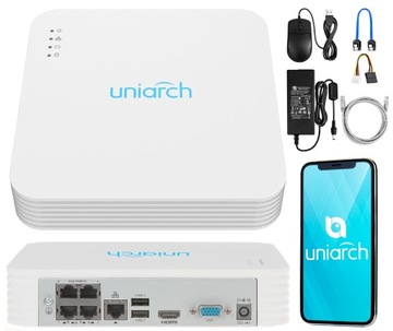Комплект уличной камеры FHD с PoE и микрофоном UNIARCH