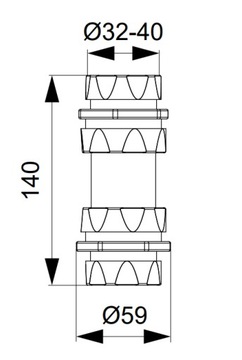 ПРОХОДНОЙ СУХОЙ СИФОН ДЛЯ КОНДИЦИОНЕРА FI32 НАСОС