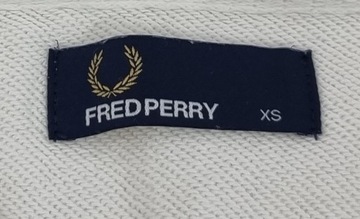 Fred Perry Biała Bluza jak S