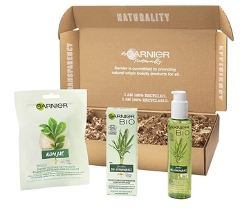 GARNIER BIO oczyszczający zestaw kosmetyków