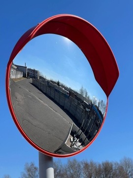 Дорожное зеркало для гаражной парковки с ручкой - 60см.