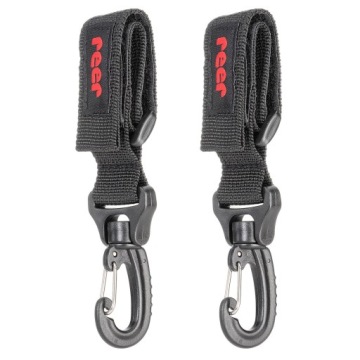 REER Uchwyt na Rzep Karabińczyk Hak do Wózka 2szt