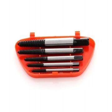 ЭКСТРАКТОРЫ ДЛЯ СЛОМАННЫХ ПОВРЕЖДЕННЫХ ВИНТОВ 5 шт. ЭКСТРАКТОРЫ ДЛЯ СЛОМАННЫХ ВИНТОВ