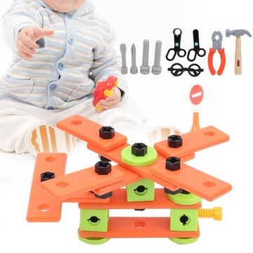 DIY Гайка Строительные блоки Дети Малыш Малыш