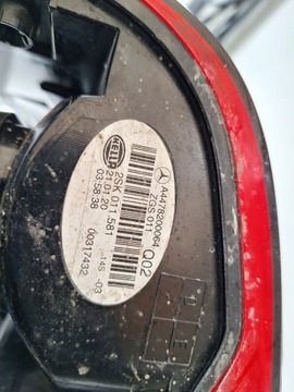 MERCEDES VITO W447 SVĚTLO PRAVÁ LEVÝ ZADNÍ 447820016 44478200064 ORIGINÁLNÍ