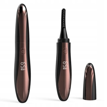 Intelligent temperature controlled eyelash curler
