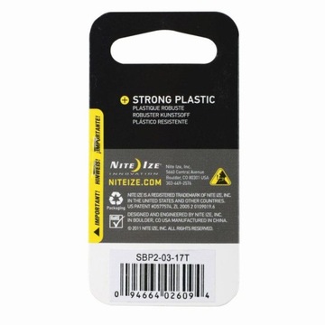 NITE IZE S-Biner Dual #2 прозрачный карабин