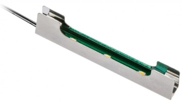 Klip metalowy LED do szklanych półek GTV