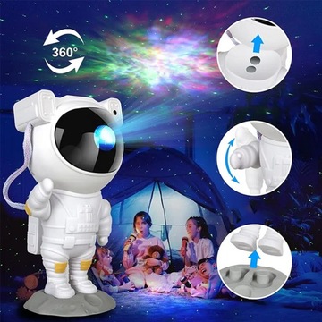 Космонавт Астронавт Звездный проектор Светодиодный лазерный проектор + пульт дистанционного управления