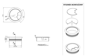 Втулка Кабельный ввод 60 мм KALWADOS
