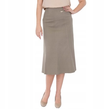 SPÓDNICA ROZKLOSZOWANA MAXI (38-54) KOLORY r.46