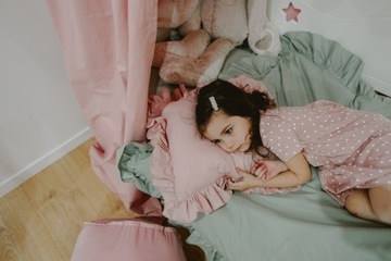 ДЕКОРАТИВНАЯ ПОДУШКА СЕРДЦЕ - RIFFLES большая - грязно-розовый, пудровый