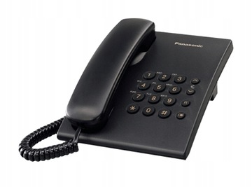 Panasonic KX-TS500 стационарный телефон черный