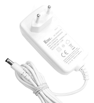 Zasilacz AC/DC Ktec 12V 2.5A 30W 5.5/2.5 BIAŁY