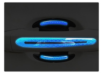 АВТОМОБИЛЬНЫЕ НАКЛЕЙКИ СВЕТООТРАЖАЮЩИЕ ЗАЩИТНЫЕ БАМПЕРЫ ДЛЯ ДВЕРНЫХ РУЧОК ЗЕРКАЛА