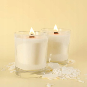 Рождественская свеча - ПОДАРОК ​​- Соевая ароматическая свеча в стакане
