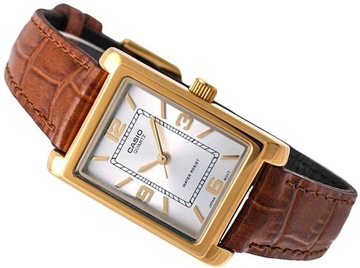 KLASYCZNY ZEGAREK DAMSKI CASIO LTP-1234PGL-7A VINTAGE STYL PROSTOKĄTNY +BOX