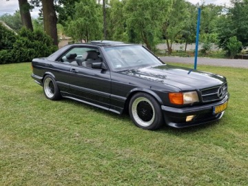 Mercedes Klasa S W126 Coupe C126 5.6 SEC 242KM 1986 Mercedes W126 SEC 560 V8 AMG Recaro BBS Zabytek, zdjęcie 19