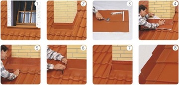 ЛЕНТА ДЛЯ ДЫМОХОДА 28см WAKAFLEX 2 BRAAS 5mb Красная