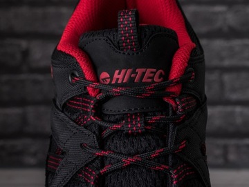 HI-TEC Rango Черные/Красные мужские трекинговые туфли
