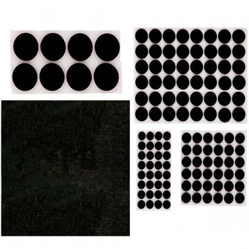 FILCOWE PIANKOWE PODKŁADKI MEBLE 125 FILC ŚLIZGACZ