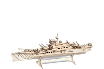 Statek drewniane puzzle 3D skladany puzzle