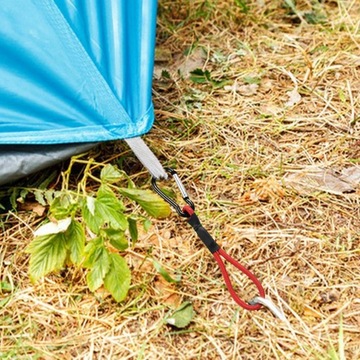 Эластичные шнуры Heavy Duty Outdoor, мини-банджи-шнуры с карабином, красные