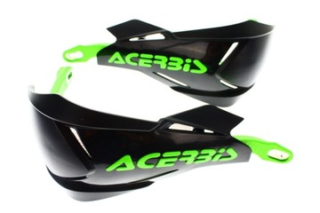 Acerbis Handbary X - Factory z rdzeniem aluminowym czarn-ziel Osłony dłoni