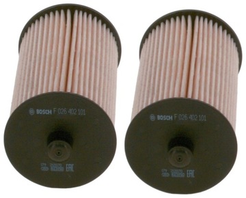 2× BOSCH F 026 402 101 FILTR PALIVA
