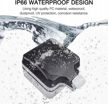 IP66 16A Водонепроницаемая электрическая розетка с USB