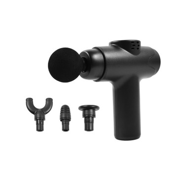 Aga Pistolet do masażu Mini Masażer do ciała + Wymienne końcówki