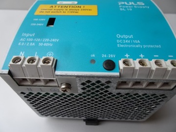 ИСТОЧНИК ПИТАНИЯ ИМПУЛЬСНЫЙ ИСТОЧНИК ПИТАНИЯ SL 10 DC24/10A 230В