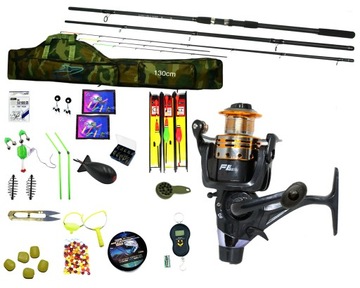PODWÓJNY MEGA ZESTAW WĘDKARSKI KARP FEEDER z09v1