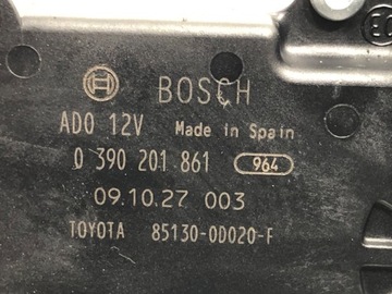 MOTOR STĚRAČE ZADNÍ TOYOTA YARIS II 85130-0D020-F HATCHBACK 05-14