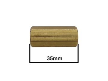 РАЗЪЕМ ПЕРЕХОДНИКА МЕДНОЙ ТРУБКИ 8–8 мм