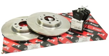 TARCZE + KLOCKI TYŁ CITROEN C5 III PEUGEOT 407 290mm wysokość 35,5mm !