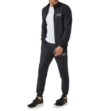 Фирменный мужской спортивный костюм EMPORIO ARMANI EA7 ЧЕРНЫЙ НОВЫЙ размер L