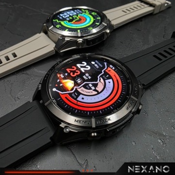 SMARTWATCH МУЖСКИЕ ДВОЙНЫЕ GPS КАРТЫ ЧАСЫ ВОДОНЕПРОНИЦАЕМЫЙ 5ATM ПОМОЩНИК AI AMOLED