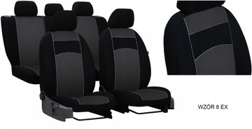 ЗАМЕРЫ VIP-ЧЕХЛОВ ДЛЯ FIAT PANDA 2 VIP СИДЕНЬЯ