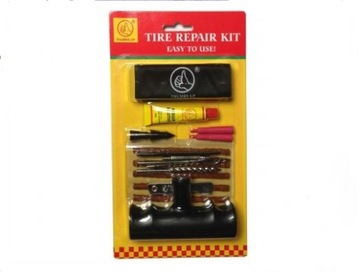 Zestaw naprawczy opon motocykl-owych sznury klej Quad ATV skuter kołek